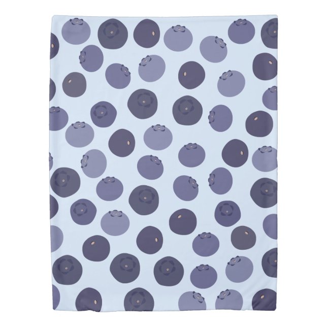 Blueberry Pattern Duvet Cover (Front)