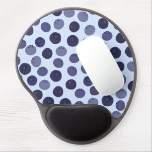 Blueberry Pattern Gel Mouse Pad