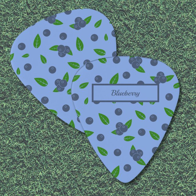 Blueberry pattern Guitar Pick (Blueberry pattern Guitar Pick)