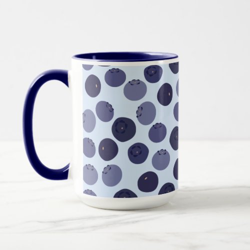 Blueberry Pattern Mug