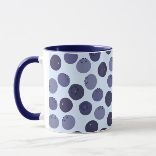 Blueberry Pattern Mug