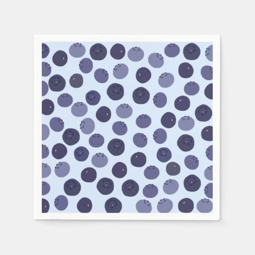 Blueberry Pattern Napkins