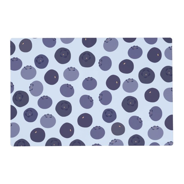 Blueberry Pattern Placemat (Front)