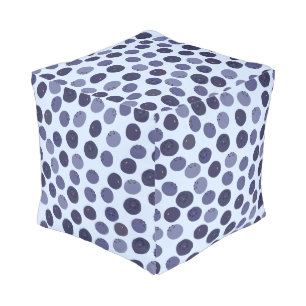 Blueberry Pattern Pouf