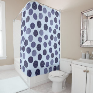 Blueberry Pattern Shower Curtain