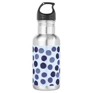 Blueberry Pattern Stainless Steel Water Bottle