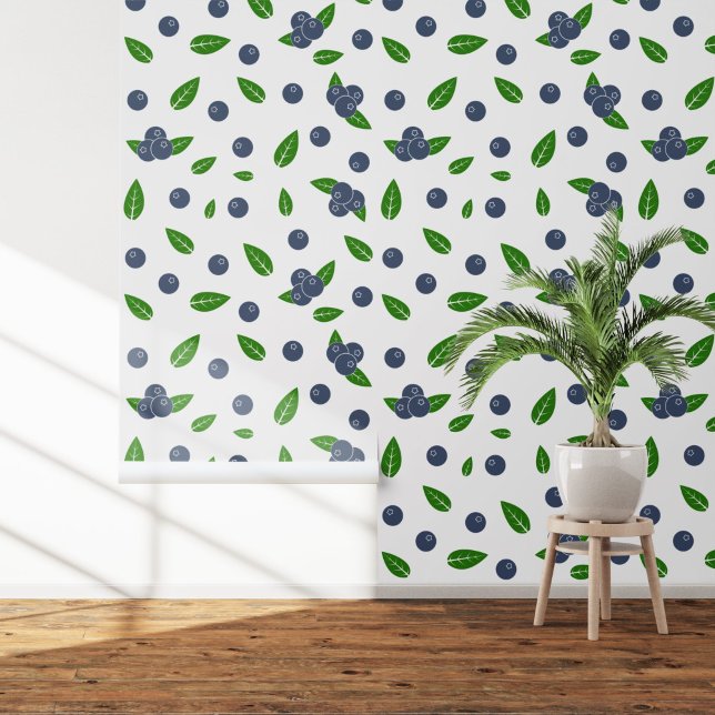 Blueberry pattern  wallpaper  (Blueberry pattern wallpaper )