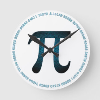 Blueberry Pi Acrylic Wall Clock in White