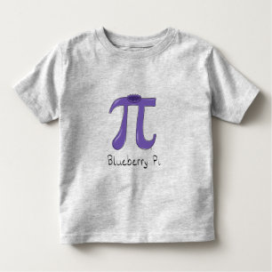 Blueberry Pi Cute Math Kid's Toddler T-Shirt