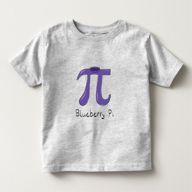 Blueberry Pi Cute Math Kid's Toddler T-Shirt (Front)