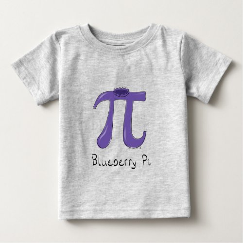 Blueberry Pi Cute Math Pi Day Kids Baby T_Shirt