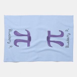 Blueberry Pi Symbol Cute Math Teacher Kitchen Towel