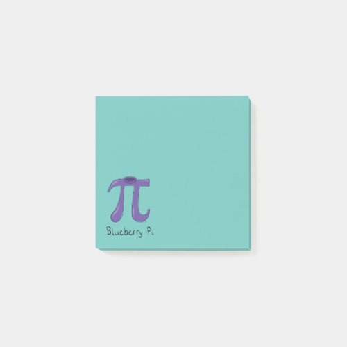 Blueberry Pi Symbol Math Teacher Gift Post_it Notes