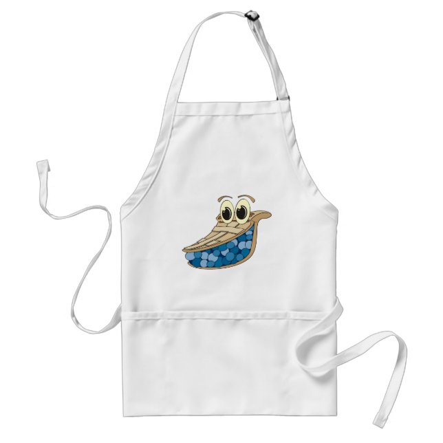 Blueberry Pie Adult Apron (Front)