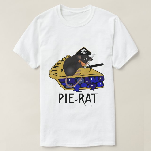 Blueberry Pie-Rat T-Shirt (Design Front)