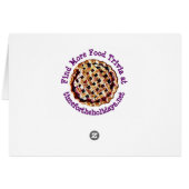 Blueberry Pie REcipe Card (Back Horizontal)