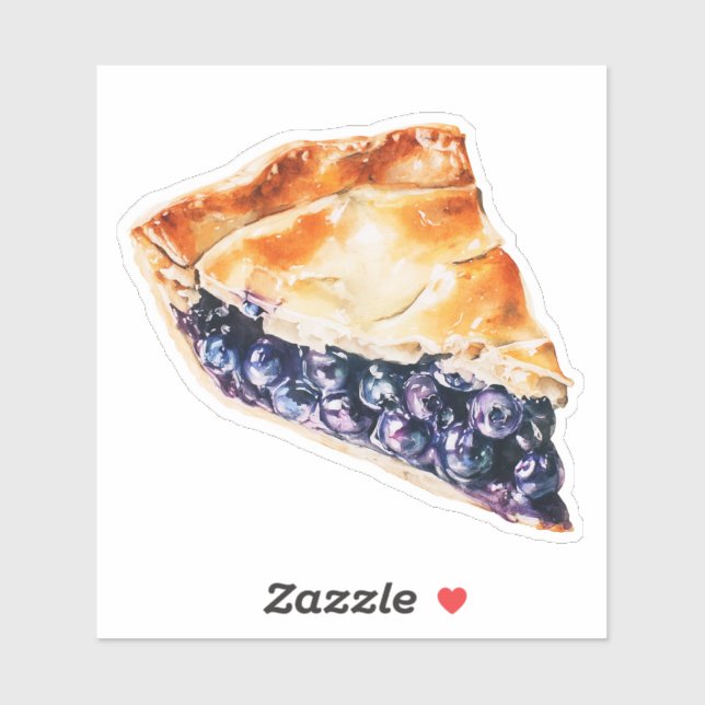 Blueberry Pie Sticker (Sheet)