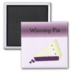 Blueberry  Pie Winner Magnet