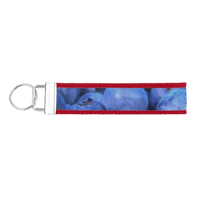 blueberry pile wrist keychain (Keys on Left)