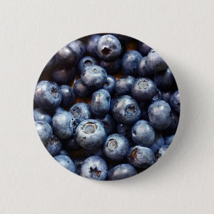 Blueberry Pinback Button