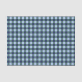 Blueberry Plaid Tissue Paper