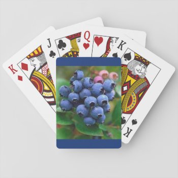 Blueberry Playing Card by specialexpress at Zazzle