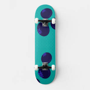 Blueberry Pop – Minimal Fruit Pattern Skateboard