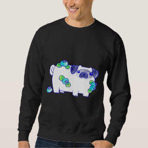 Blueberry Pug Watercolor Classic T-Shirt 579 Sweatshirt