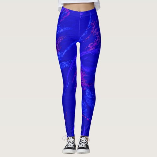 Blueberry Purple Swirl Leggings