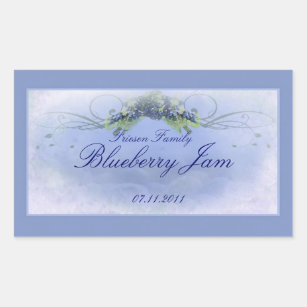 Blueberry RCL 1 Rectangular Sticker