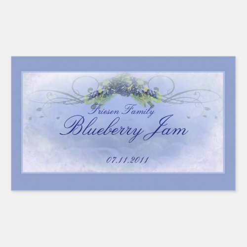 Blueberry RCL 1 Rectangular Sticker