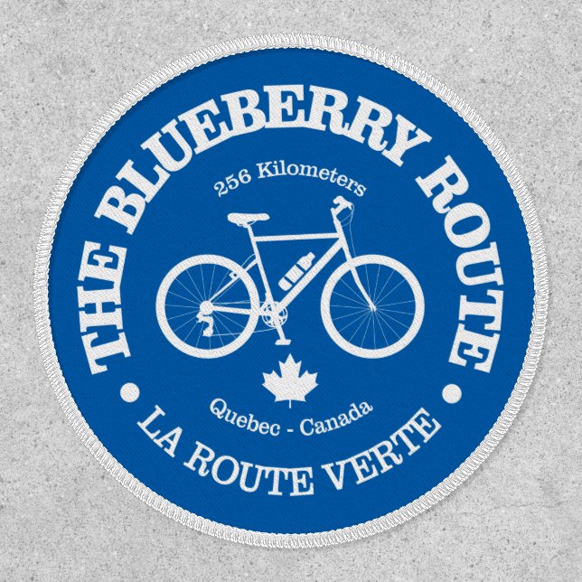 Blueberry Route (cycling) Patch (Front)