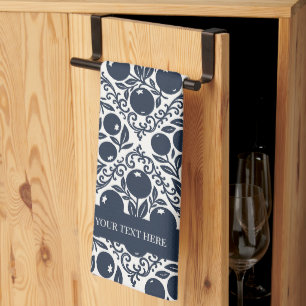 Blueberry Rustic Farmhouse French Country Kitchen Towel