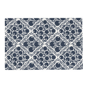 Blueberry Rustic Farmhouse French Country Placemat