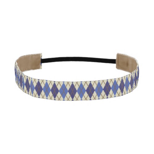 Blueberry Scone Argyle Headband