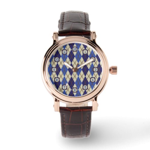 Blueberry Scone Argyle Watch