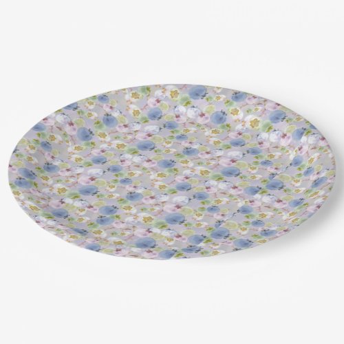 Blueberry Silvia Paper Plate