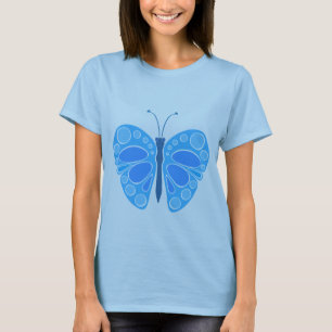 Blueberry Sky 60s Butterfly T-Shirt