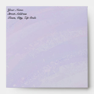 Blueberry Smear and Black Monogram Envelope