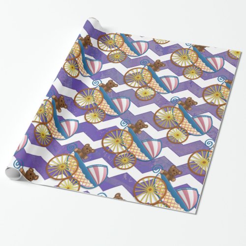 Blueberry Smear Baby Stuff Wrapping Paper