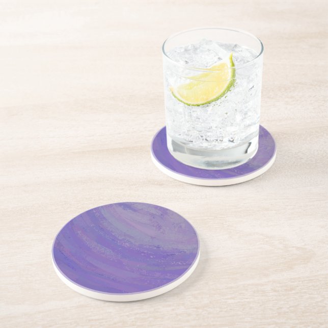 Blueberry Smear Coaster (Side)