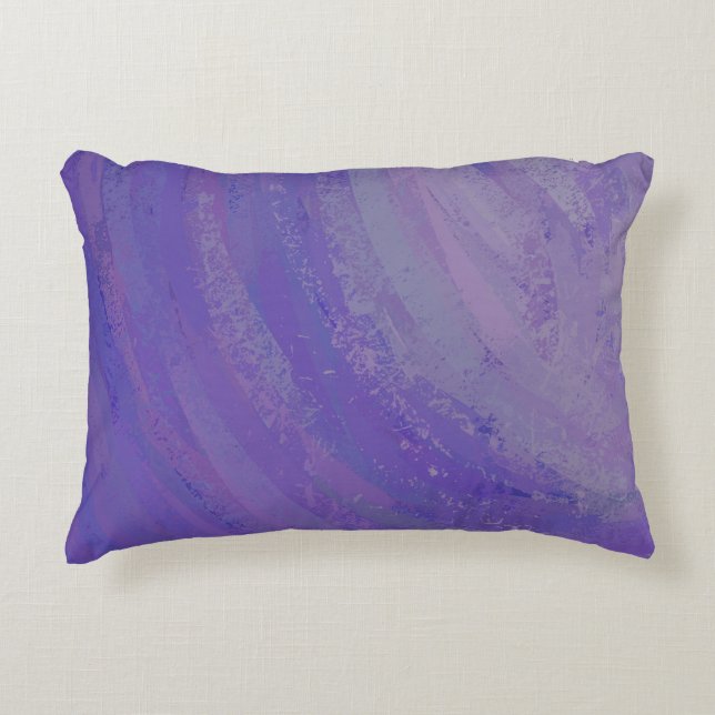Blueberry Smear Decorative Pillow (Front)