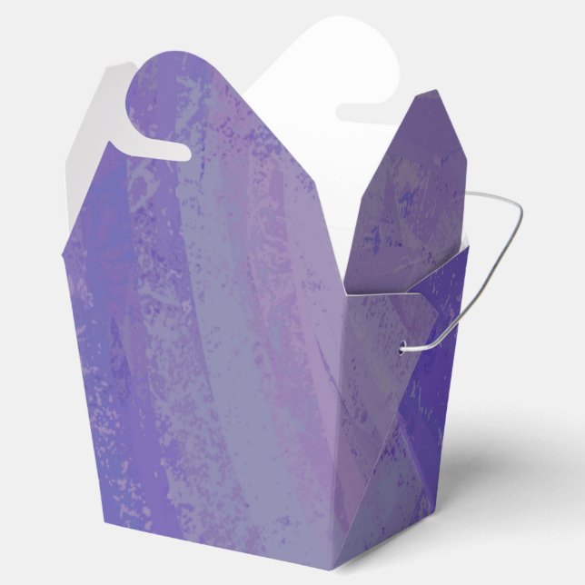 Blueberry Smear Favor Boxes (Opened)