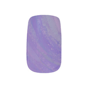 Blueberry Smear Minx Nail Art
