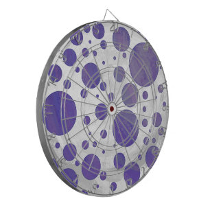 Blueberry Smear Polka Dot Dartboard