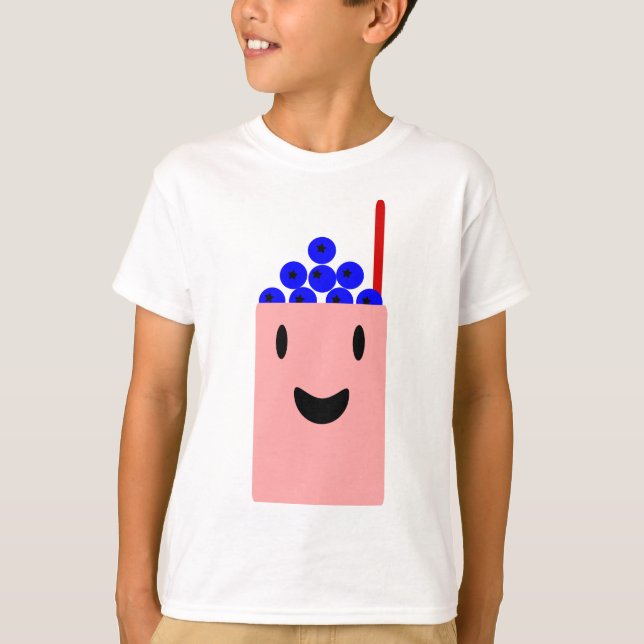 Blueberry Smoothie that is Happy T-Shirt (Front)