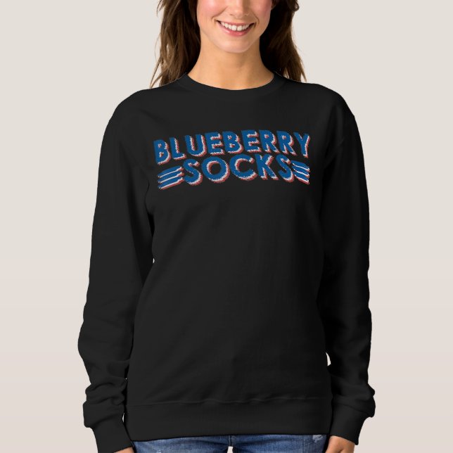 Blueberry Socks Cute Blueberries Eater Berry  Grap Sweatshirt (Front)
