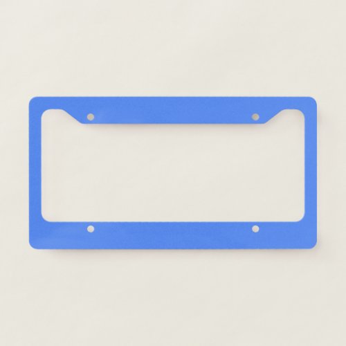Blueberry Solid Color License Plate Frame