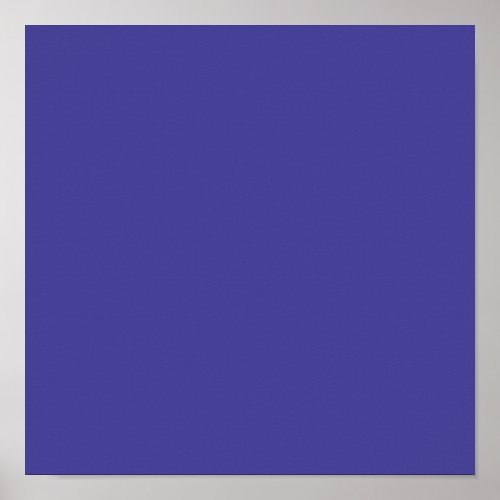 blueberry  solid color poster