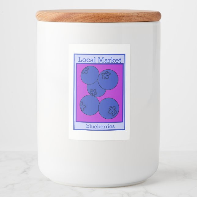 Blueberry sticker (Front)